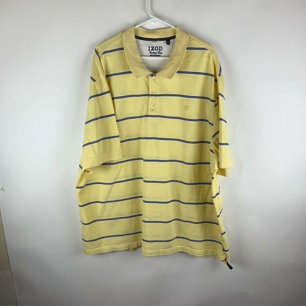 Izod Mens Size 4XL Heritage Polo Shirt